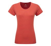 Mountain Equipment - Women's Groundup Stripe Tee - Funktionsshirt, Gr. L 40, rosa (RosewoodStripe)