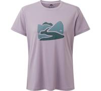 Mountain Equipment - Women's Headpoint Graphic Tee - Funktionsshirt, Gr. M 38, lila (Allium)