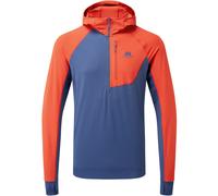 Mountain Equipment Herren Aiguille Zip Hoodie (Größe XXL, blau)