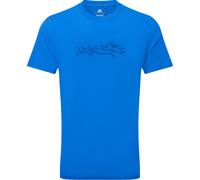 Mountain Equipment Herren Groundup Skyline T-Shirt (Größe XL, blau)