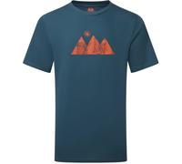 Mountain Equipment Herren Mountain Sun T-Shirt (Größe XXL, blau)