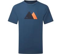 Mountain Equipment Herren Twin Peaks T-Shirt (Größe L, blau)