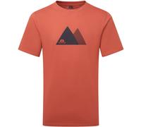 Mountain Equipment Herren Twin Peaks T-Shirt (Größe XXL, orange)