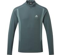 Mountain Equipment Ignis LS Zip Tee Men moorland/goblin blue - Größe S