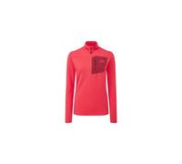 Mountain Equipment Damen Lumiko Zip Longsleeve (Größe L, rot)