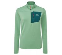 Mountain Equipment Lumiko Zip T-shirt Women's Lichen Green/D Teal XS