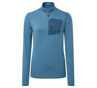 Mountain Equipment Lumiko Zip T-shirt Women's Stellar Blue/Majolica Blue M