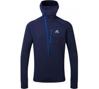 Mountain Equipment - Eclipse Hooded Zip T - Fleecepullover, Gr. M, schwarz/blau (MedievalBlue)