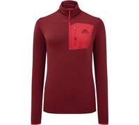 MOUNTAIN EQUIPMENT Mountain Equipment Damen T-Shirts/Tanks lg.Arm W LUMIKO ZIP-T (7914092) XS Bordeaux