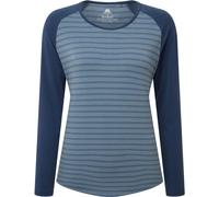 Mountain Equipment - Women's Redline L/S Tee - Longsleeve, Gr. XL 42, blau (BluefinStripe/DenimBlue)