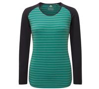 Mountain Equipment Redline LS Women's Tee - Damen T-Shirt - Spruce stripe/Cosmos, 8