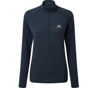Mountain Equipment Solar Eclipse Womens Zip Tee blue nights - Größe 16 UK Damen