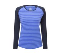 Mountain Equipment W Redline LS Tee Damen Kurzarmshirt - Vivid Stripe - Cosmos