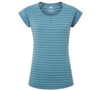 Mountain Equipment - Women's Equinox Tee - Funktionsshirt, Gr. L 40, türkis (BluefinStripe)