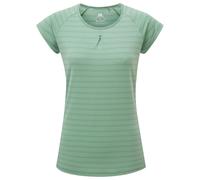 Mountain Equipment Equinox Womens Tee lichen stripe - Größe 8 UK Damen