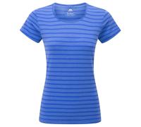 Mountain Equipment Damen Groundup Stripe T-Shirt (Größe XS, blau)