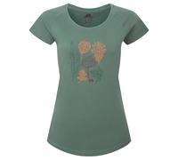 Mountain Equipment - Women's Leaf Tee - T-Shirt, Gr. L 40, oliv/türkis (Sage)