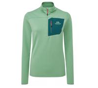 Mountain Equipment - Women's Lumiko Zip-T - Fleecepullover, Gr. L 40, türkis (LichenGreen/DeepTeal)