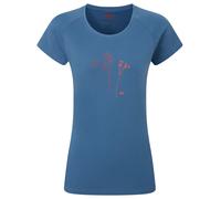 Mountain Equipment - Women's Mountain Flower Tee - T-Shirt, Gr. S 36, blau (StellarBlue)