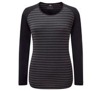Mountain Equipment - Women's Redline L/S Tee - Longsleeve, Gr. L 40, grau/schwarz (CosmosStripe/Cosmos)