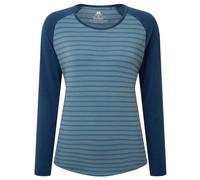 Mountain Equipment Redline LS Wmn's Tee - Bluefin Stripe/Denim, 10