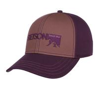 Stetson Mountain Logo Cap Basecap Baseballcap Snapback Herren - Snapback, mit Schirm Herbst-Winter Herbst - One Size lila