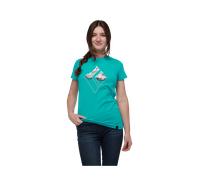 Mountain Logo Tee - Women's Damen - Black Diamond 4050-Dark Patina XL