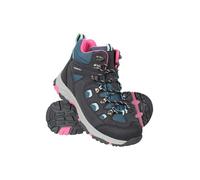 Mountain Warehouse Adventurer wasserdichte Kinderstiefel - IsoDry Schuhe mit Synthetik-Obermaterial, Fersen- und Zehenschutz - Frühling Sommer Wandern, Outdoor Marine Kinder-Schuhgröße 37 DE
