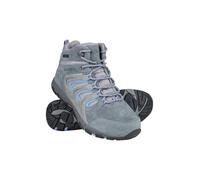 Mountain Warehouse Aspect wasserfeste, haltbare Damen-Wanderstiefel - Obermaterial Synthetik, Schuhe mit Netzfutter, gepolstertes Fußbett - für Camping, Reisen Grau Damen-Schuhgröße 41 DE