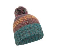 Mountain Warehouse Bunte Damenmütze, Pudelmütze, Wintermütze Blaugrün Einheitsgröße