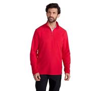 Mountain Warehouse Camber II Mens Half-Zip Fleece - Microfleece Sweatshirt Everyday Wear - Frühling Sommer, Outdoor, Reisen & Wandern Aktiv Rot Large