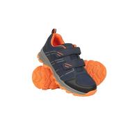 Mountain Warehouse Cannonball Wanderschuhe für Kinder - Allwetterschuhe für Kinder, Bequeme Trekkingschuhe, strapazierfähige Laufsohle Dunkel Blau Kinder-Schuhgröße 34 DE