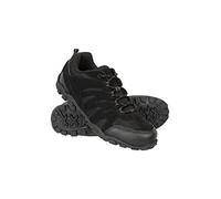 Mountain Warehouse Damen-Wanderschuhe - atmungsaktives Mesh-Obermaterial, strapazierfähige Gummi-Laufsohle, Freizeitschuhe, Eva-Fußbett - ideal zum Wandern Schwarz Damen-Schuhgröße 38 DE