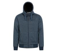 Mountain Warehouse Herren Nevis II Kunstpelz Hoodie (dunkelblau) 2XS