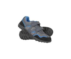 Mountain Warehouse Mars Abriebfeste Schuhe für Kinder - Leichte Wanderschuhe, Bequeme Schuhe, Wanderschuhe mit Klettverschlüssen - Frühling Sommer Marine Kinder-Schuhgröße 32 DE