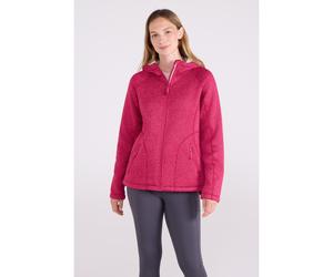 Mountain Warehouse - "Nevis" Hoodie mit durchgehendem Reißverschluss für Damen (Leuchtend Rosa) EU 44 Normal / UK 16 Normal