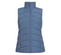 Mountain Warehouse Opal gefüttertes Damengilet - leichte Thermoweste, Reißverschlusstaschen, wasserabweisend - Frühling, Sommer Blau Damengröße EU 42