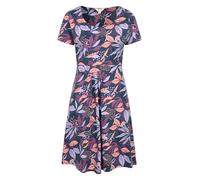 Mountain Warehouse Orchid Gemustertes Damenkleid mit UV-Schutz - Strandkleid, leichtes Herbst Winterkleid, Taschen, sportliches Tageskleid - Für Herbst, Reisen, Pool Violett 36