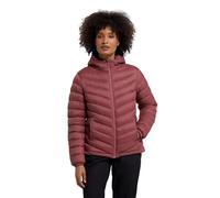 Mountain Warehouse Seasons Gefütterte Damenjacke - Wasserbeständige jacke, Fronttaschen, verstellbare Bündchen und Kapuze mit Elastik - Frühling, Sommer Rost Damengröße EU 46