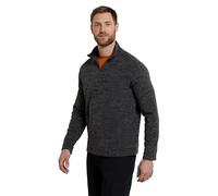 Mountain Warehouse Snowdon Herren-Fleece-Pullover - warme, leichte Fleecejacke mit Reißverschluss - zum Wandern, Frühling Sommer oder Outdoor Kohle 2X-Large