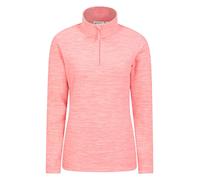 Mountain Warehouse Snowdon Melange Fleece-Pullover Damen - dünner, Warmer Winter-Pullover aus Fleece für Damen zum Laufen, Wandern, Joggen und für Sport und Outdoor Korallenrot Damengröße EU 40