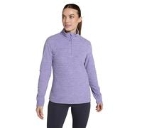 Mountain Warehouse Snowdon Melange Fleece-Pullover Damen - dünner, Warmer Winter-Pullover aus Fleece für Damen zum Laufen, Wandern, Joggen und für Sport und Outdoor Flieder Damengröße EU 46
