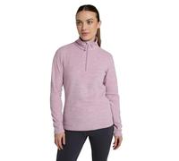 Mountain Warehouse Snowdon Melange Fleece-Pullover Damen - dünner, Warmer Winter-Pullover aus Fleece für Damen zum Laufen, Wandern, Joggen und für Sport und Outdoor Hellrosa Damengröße EU 50