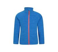 Mountain Warehouse Snowdonia Kinder-Hoodie - leichte Mädchenjacke aus Microfleece, schnell trocknend, Antipilling-Kapuzenpullover Für Jungen, Winter Blau Kinder 140 DE (9-10 Jahre)