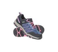 Mountain Warehouse Stampede wasserdichte Kinder-Wanderschuhe Flieder Kinder-Schuhgröße 33 DE