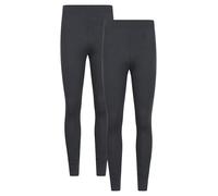 Mountain Warehouse Talus Baselayer-Herren-Funktionshose - Multipack Kohle (2er Pack) 4X-Large