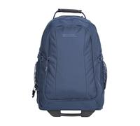 Mountain Warehouse Voyager 35-l-Rucksack mit Rädern - versteckte Riemen, Laptop-kompatibel, lässige und multifunktionale Reisetasche - Für Camping, tägliches Pendeln, Herbst Marine Einheitsgröße