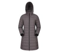 Mountain Warehouse Womens/Ladies Furnace Down Long Length Padded Jacket (Dunkelgrau) EU 36 / UK 8