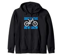 Mountainbike Dirt is The New Snow MTB Winter Downhill Geschenk Kapuzenjacke
