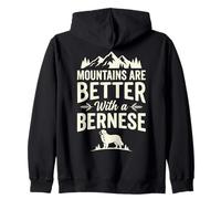 Mountains Are Better with a Bernese Dog Lover Hiking Travel Kapuzenjacke